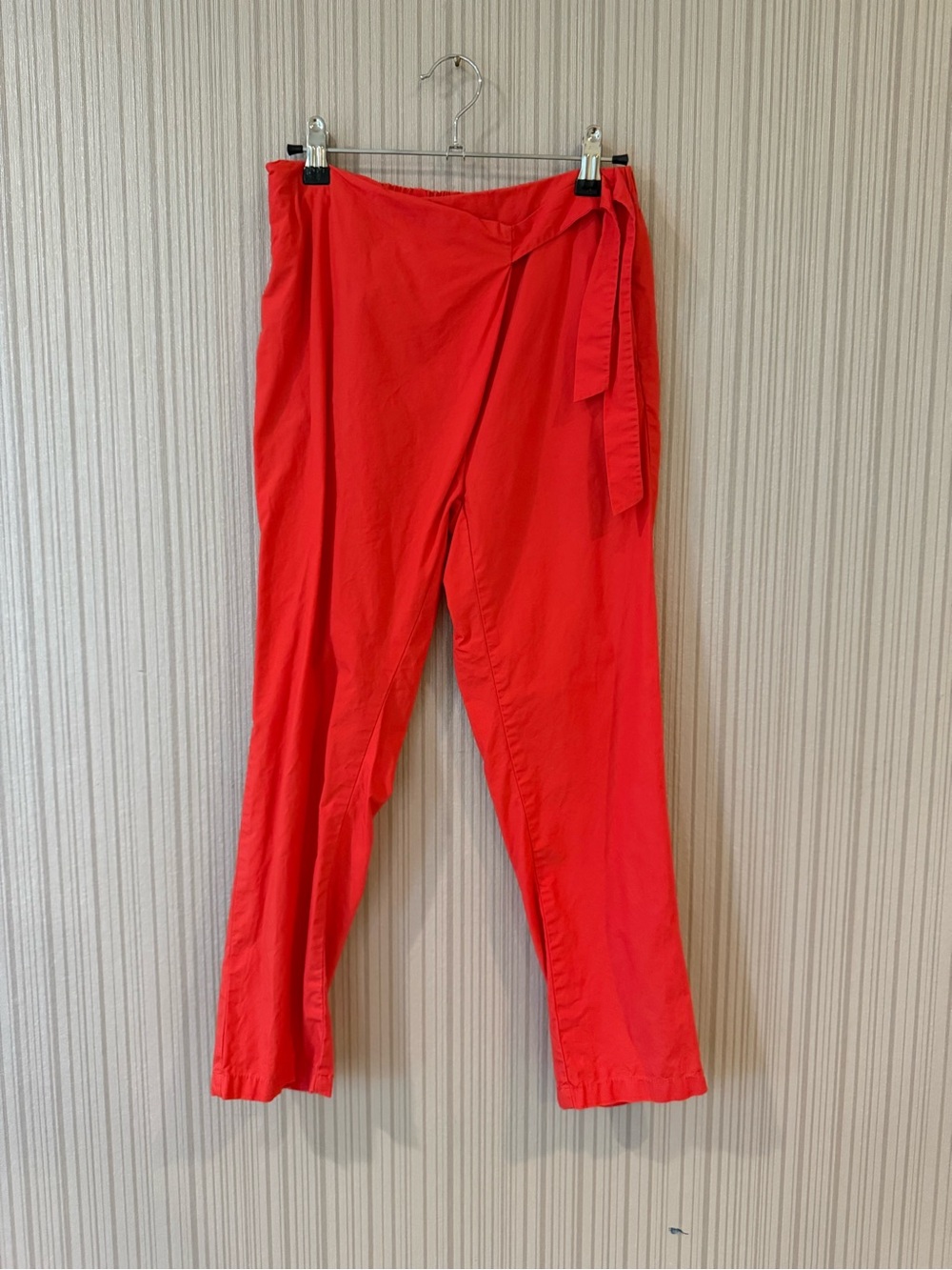 United Colors Of Benetton Bright Red Wrap-Front Kids Casual Pants